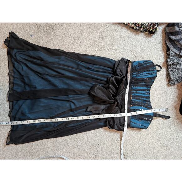 Tulle Y2k Vintage Blue Dress - Picture 3 of 7